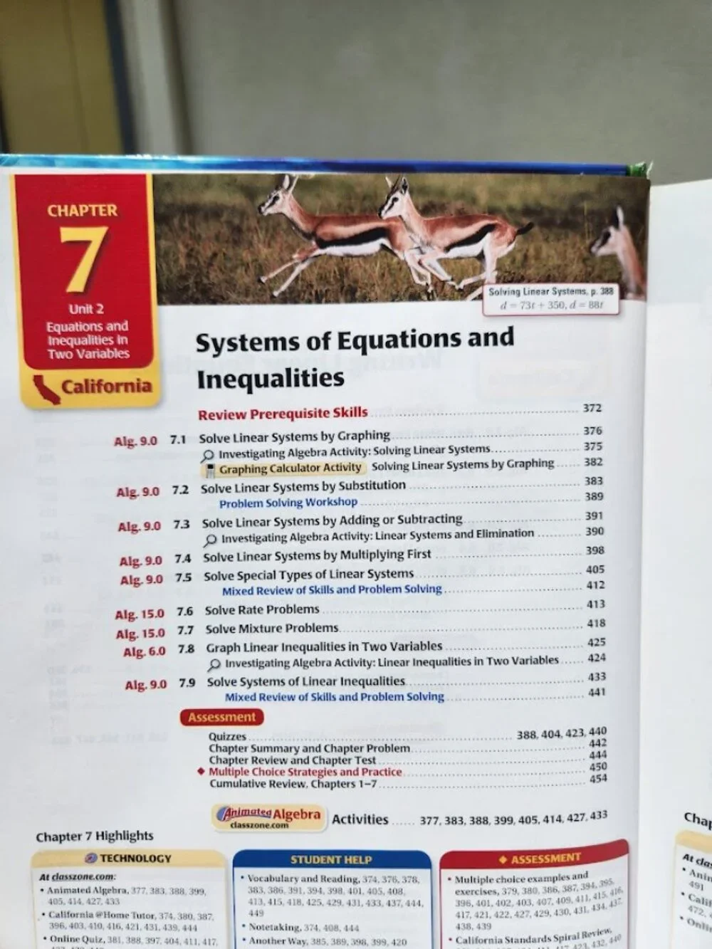 McDougal Littell Math Algebra 1 California Textbook Book Hardcover School Suppli
